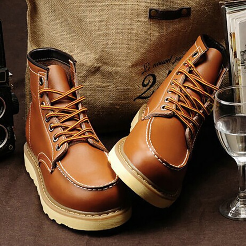 Aliexpress.com : Buy Mens boots winter genuine leather hot sell fashion ...